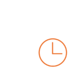 CYCP - Schedule Icon - White Orange