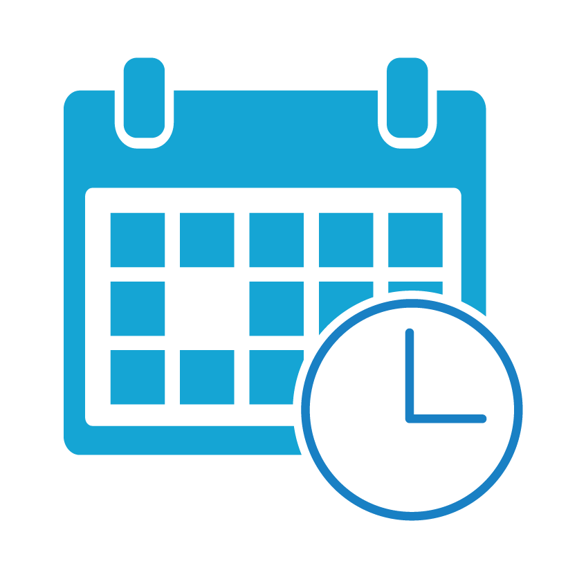 Schedule Icon - Blue